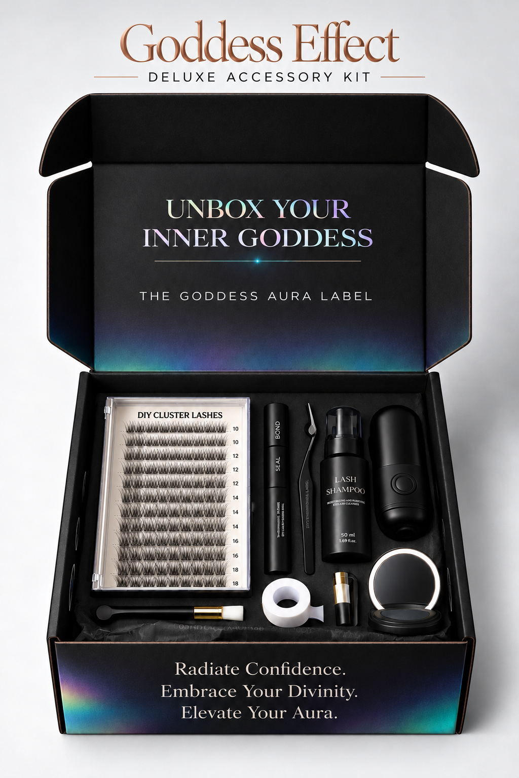 Goddess Effect deluxe accessory kit styled preview