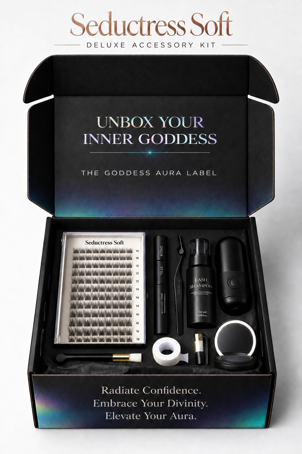 Seductress Soft deluxe accessory kit presentation preview